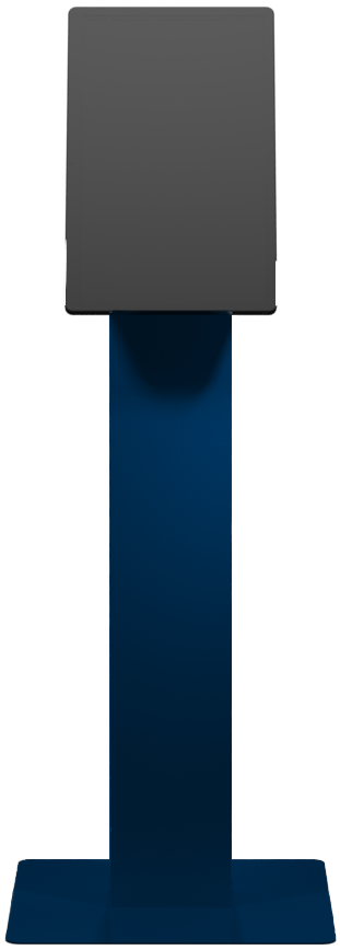 dark blue connect kiosk