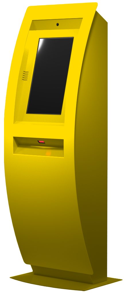 yellow transcend kiosk