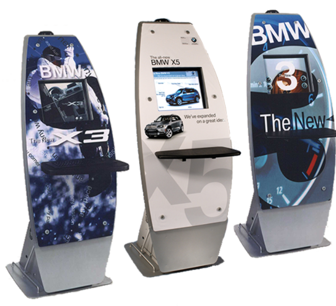 examples of kiosks for BMW