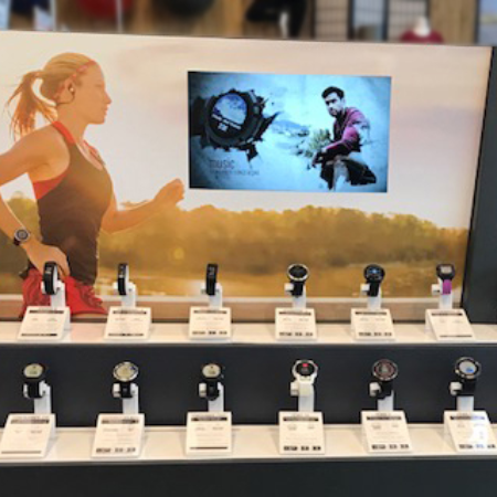 Garmin instore display